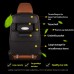 1 Car Back Seat Organizer Folding Sack Tray Holder Multi-Pocket Storage Tray Bag
