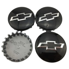 4PCS Gloss Black Wheel Center Caps for Chevy Silverado 1500 Tahoe Suburban 14-20