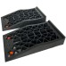 1 Pair Low Black Car Service Ramp for Lift and Vehicle Maintenance Portable 5T