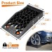 1 Pair Low Black Car Service Ramp for Lift and Vehicle Maintenance Portable 5T