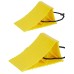 1 Pair Heavy Duty Wheel Chock With Rope for RV Truck Camper Trailer Tire Stopper