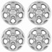 4 New 17" Wheel Covers Rim Hub Caps 5 Spoke Full Hubs For 2010-2012 Ford Fusion