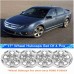 4 New 17" Wheel Covers Rim Hub Caps 5 Spoke Full Hubs For 2010-2012 Ford Fusion