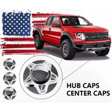 4-Piece 7-Inch Chrome Hubcaps Waterproof Silver For Ford 1997-2003 F150Expeditio