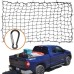 Truck Bed Cargo Stretch Mesh Net Bed Tie Down Hooks 48" x 72" For TOYOTA TACOMA