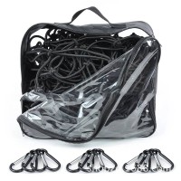 Truck Bed Cargo Stretch Mesh Net Bed Tie Down Hooks 48" x 72" For TOYOTA TACOMA