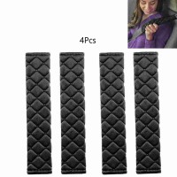 4Pcs Car Safety Seat Belt Shoulder Pad Cover Cushion Harness Comfortable Driving