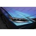 7D 12 inch x 78 inch Ultra Glossy Purple To Blue Carbon Fiber, Vinyl,Bubble Free