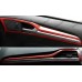 7D 12in × 78in Ultra Glossy Red Carbon Fiber Wrapped In Vinyl Without Bubbles US