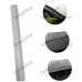 7D Car 12in × 78in Ultra Glossy Silver Carbon Fiber Wrapped In Vinyl No bubbles