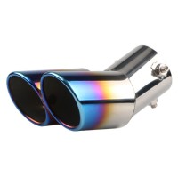 Durable Vehicles Rear Exhaust Pipe Rear Silencer Car Replacement Kit Ombre Blue