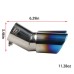 Durable Vehicles Rear Exhaust Pipe Rear Silencer Car Replacement Kit Ombre Blue