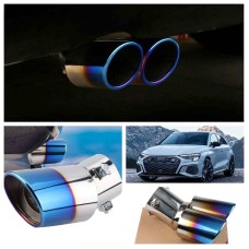 Car Rear Exhaust Pipe Tail Muffler Tip Auto Accessories Replace Kit Ombre Blue
