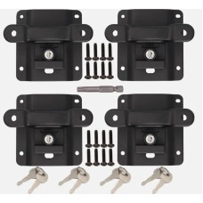 4Pcs Suitable For 2005-25 Ford F150 F250 F350 Truck Cargo Bundling Bracket Plate